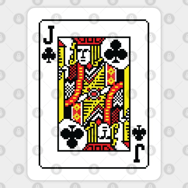 Jack of Clubs Pixel Art